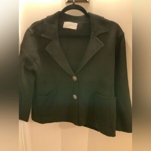 Six/Fifty Women's cropped knit Blazer M